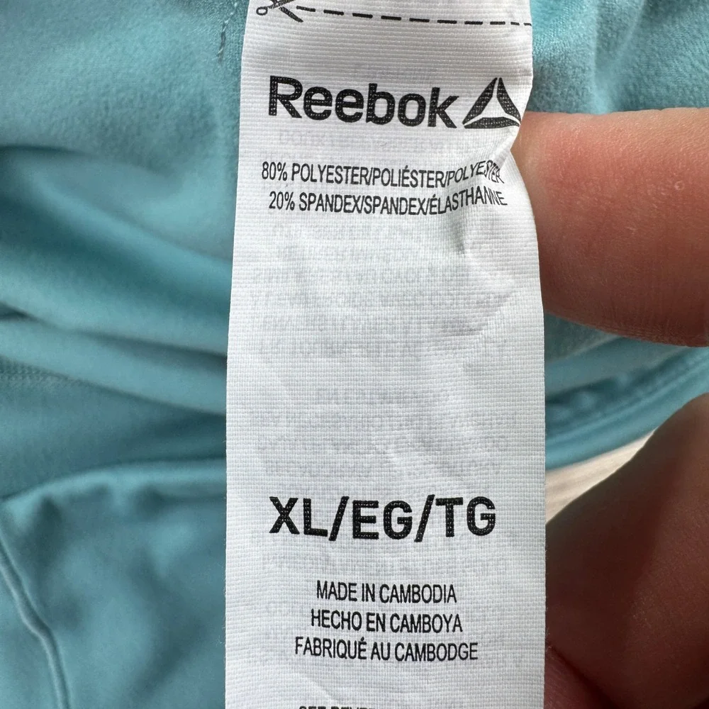 Reebok Womens Skort XL Blue/Teal Athletic Tennis Golf Skirt Pockets Activewear